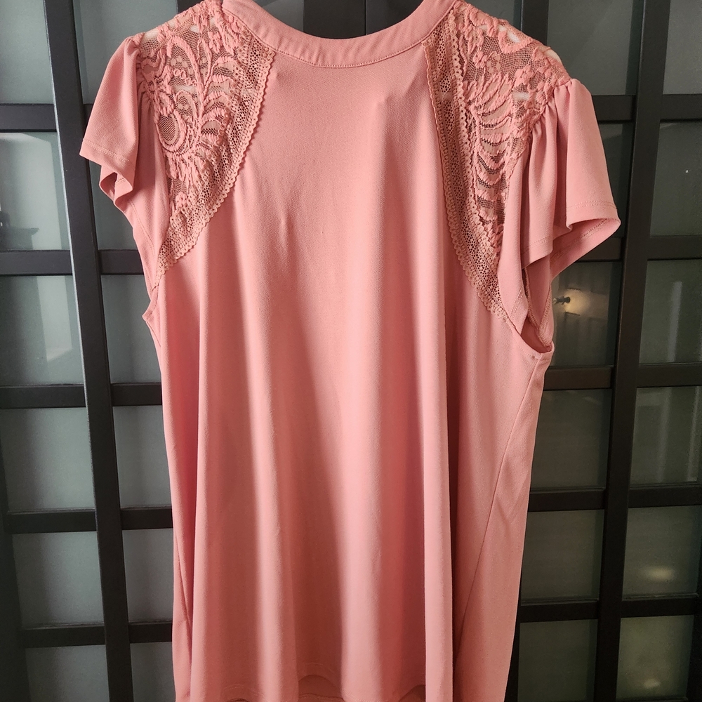 Torrid Corral Lace Accent Blouse